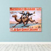 Musical Comedy Poster #4 Canvas Afdruk (Insitu (Houten vloer))