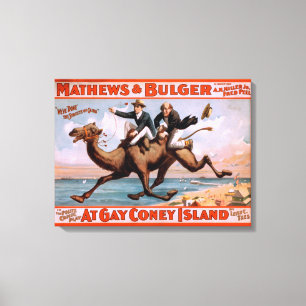 Musical Comedy Poster #4 Canvas Afdruk