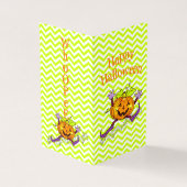 Musical Dancing Halloween Pumpkin Classroom Kaarte Kaart (Buitenkant)