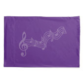 Musical Design Gepersonaliseerd Name Pillow Hoesje Kussensloop (Achterkant)