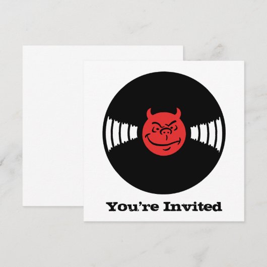 Musical Devil Kaart (Voorkant / Achterkant)