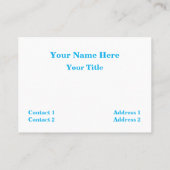 Musical Drums Piano Keys Muziek Visitekaartje (Achterkant)