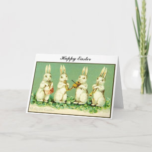 Musical Easter bunnies Feestdagen Kaart