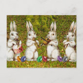 Musical Easter Rabbits Feestdagenkaart (Voorkant)