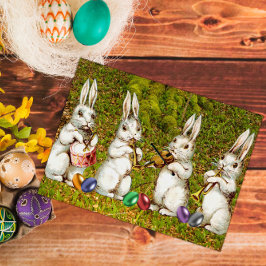 Musical Easter Rabbits Feestdagenkaart