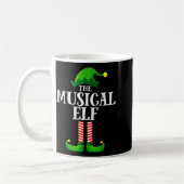 Musical Elf Matching Family Group Christmas Party Koffiemok (Links)
