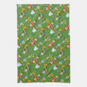 Musical Elves Santa Kitchen Towel Theedoek (Verticaal)