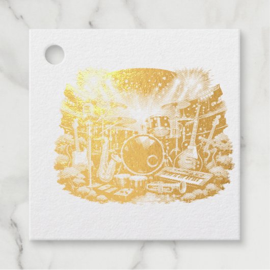 Musical Equipment Bedankjes Labels (Voorkant)