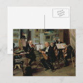 Musical Evening, 1906 Briefkaart (Voorkant / Achterkant)