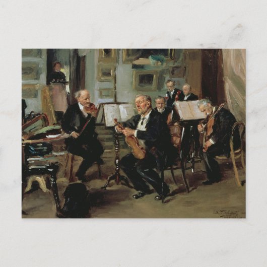 Musical Evening, 1906 Briefkaart (Voorkant)