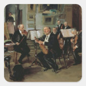 Musical Evening, 1906 Vierkante Sticker (Voorkant)
