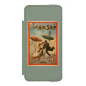 Musical Farce Comedy, The Air Ship Theater 2 Incipio iPhone Portemonnee Hoesje (Voorkant Agenda)