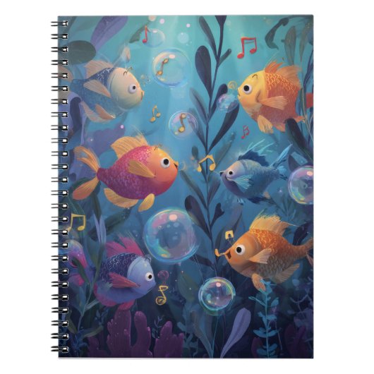 Musical Fish Deep Zee Melody Notitieboek (Voorkant)