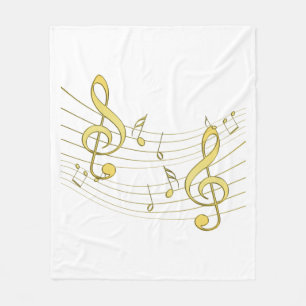 Musical Fleece Deken