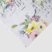 Musical Floral Tissuepapier (Detail)