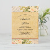  Musical Floral Wedding Invitations (Staand voorkant)