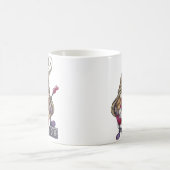 Musical Gnome Guitar Player Playing Guitar Music Koffiemok (Center)