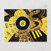 Musical Gold. Briefkaart (Voorkant)