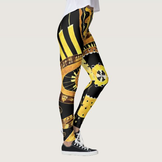 Musical Gold. Leggings (Rechts)