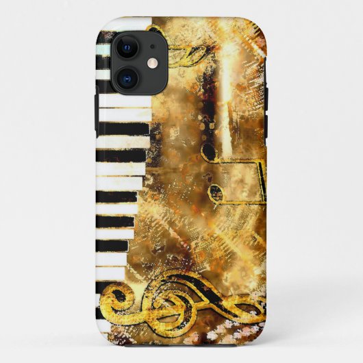 Musical Grunge iPhone 5 Hoesje (Achterkant)