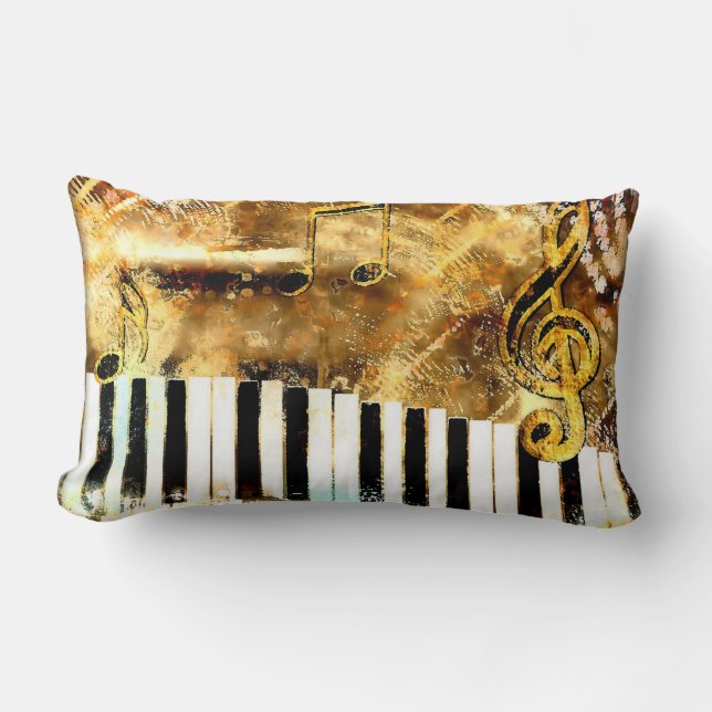 Musical Grunge Sierkussen Kussen (Voorkant)