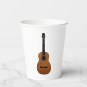 Musical Guitar Paper Cups Papieren Bekers (Achterkant)