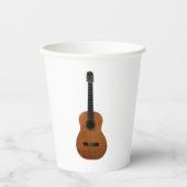Musical Guitar Paper Cups Papieren Bekers (Voorkant)