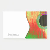 Musical Guitar Red Green Post-it® Notes (Voorkant)