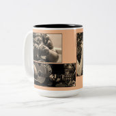 Musical Hands JEFSW Tweekleurige Koffiemok (Voorkant links)