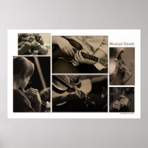 Musical Hands Montage van Miriam A Kilmer