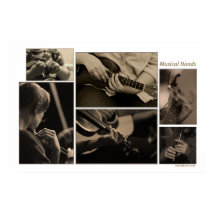 Musical Hands Montage van Miriam A Kilmer