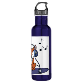 Musical Headphone Fox Waterfles