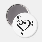 Musical Heart Magneet (Voorkant / Achterkant)