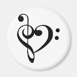 Musical Heart Magneet