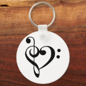 Musical Heart Sleutelhanger (Voorkant)