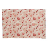 Musical Hearts and Clouds Valentines Pattern Kussensloop (Voorkant)