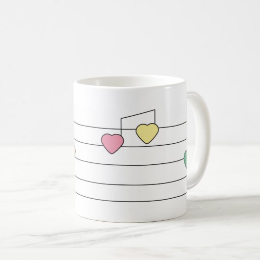 Musical Hearts Mok (Voorkant rechts)