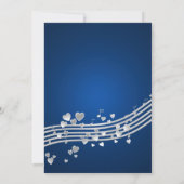 Musical Hearts Vrijgezellenfeest Kaart (Achterkant)