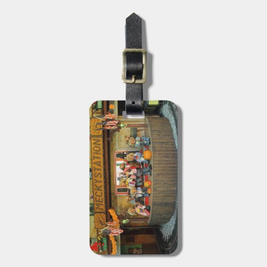 Musical Hedégs Cowboy Band Bagagelabel (Voorkant verticaal)