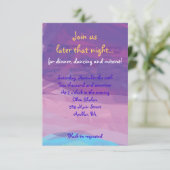 MUSICAL HEMSA Bar Bat Mitzvah Party Card Kaart (Staand voorkant)