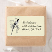 Musical Hummingbird Heart Labels (Insitu)