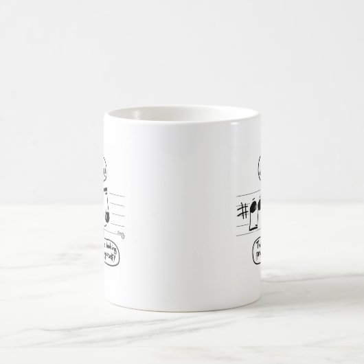 Musical Humor Cartoon Koffiemok (Center)