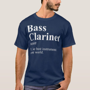 Musical Instrument Marching Band Bass Clarinet T-shirt