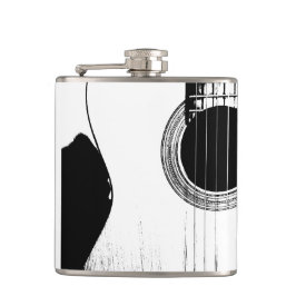 Musical Instrument Modern Guitar Black White Heupfles