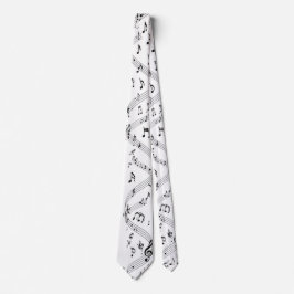  Musical Instrument Notes - Men's Custom Necktie Stropdas