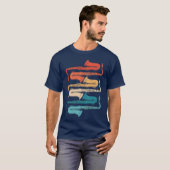 Musical Instrument Retro Music Saophone vintage T-shirt (Voorkant volledig)