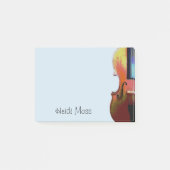 Musical Instrument Violin Personalized Post-it® Notes (Voorkant)
