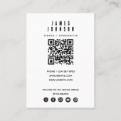 Musical Instruments Music Drum Singer Musician Visitekaartje (Achterkant)