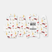 Musical Instruments Music Theme Birthday Party Bedankdoosjes (Uitgevouwen)