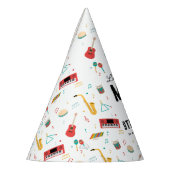 Musical Instruments Music Theme Birthday Party Feesthoedjes (Links)